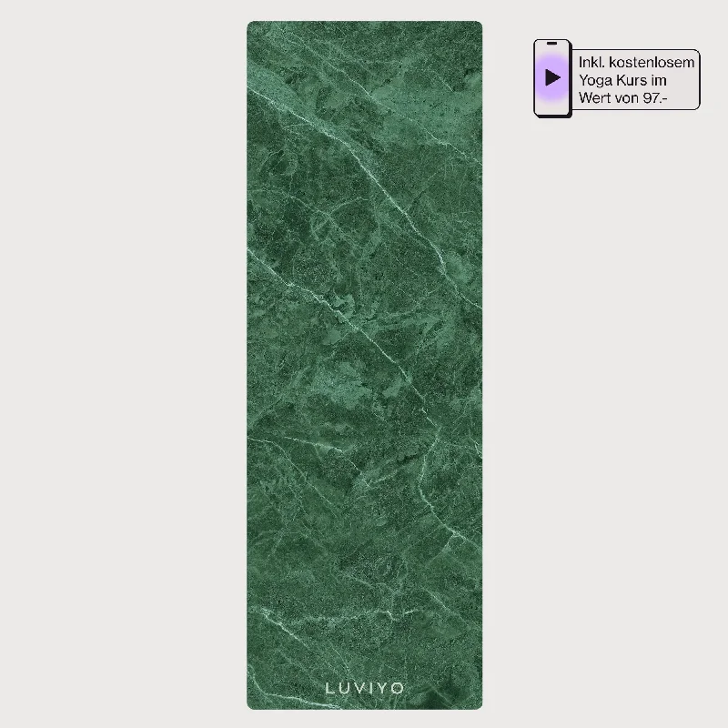 All-in-One Yogamatte Green Marble