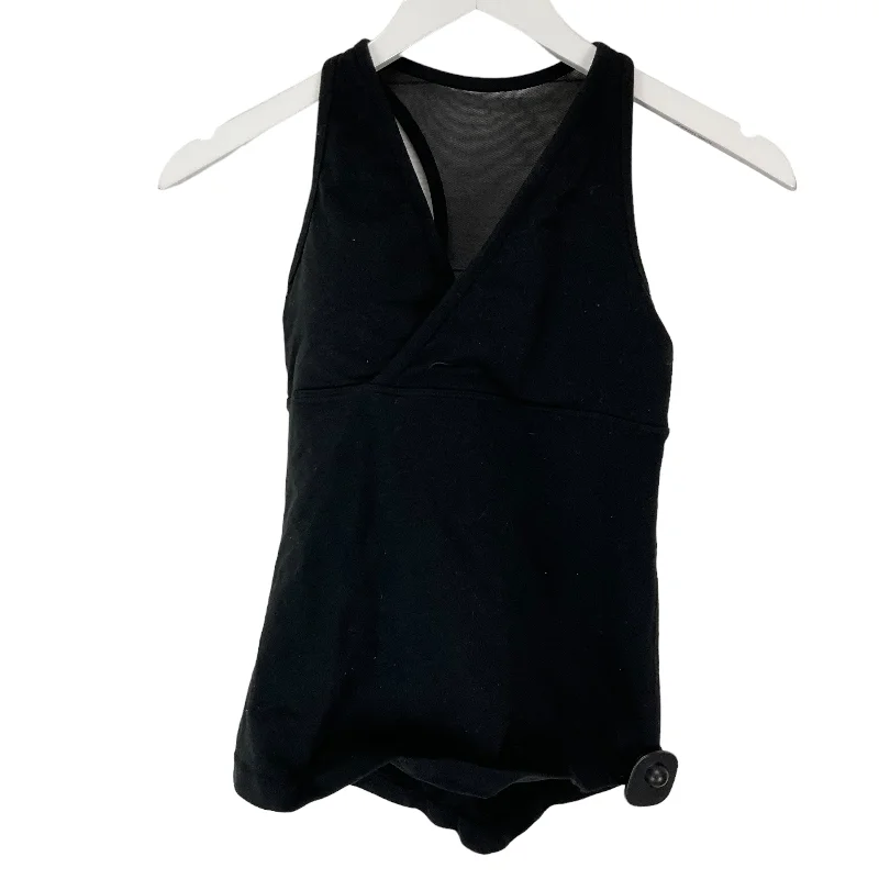 Black Athletic Tank Top Lululemon, Size 4