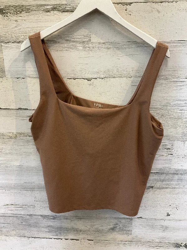 Brown Athletic Tank Top Clothes Mentor, Size Xxl