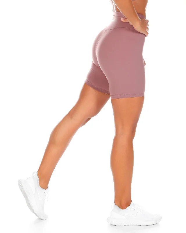 Cross Over Shorts - Soft Rose