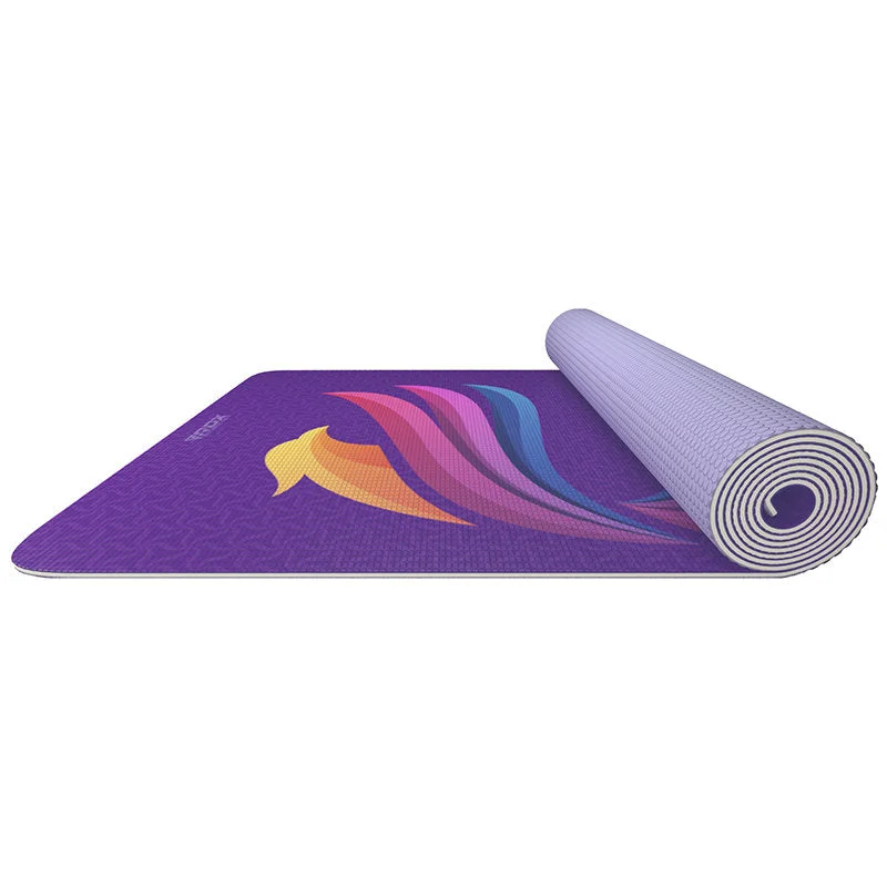 RDX D2 Iris 6mm PVC Yoga Mat Orchid Phoenix