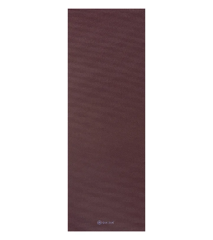 Gaiam 5mm Yoga Mat Wild Aubergine