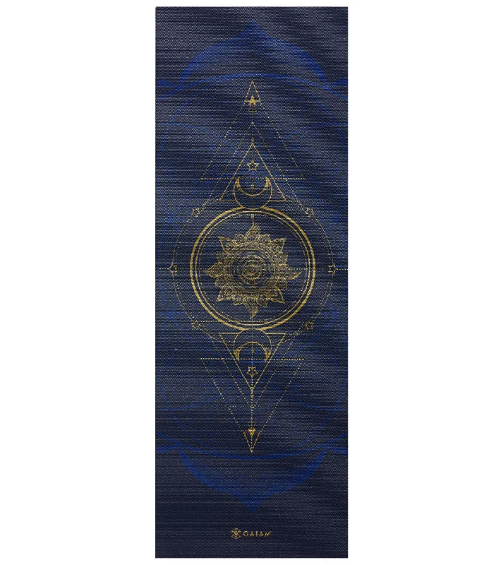 Gaiam Solar Metallic Yoga Mat 68"" 6mm