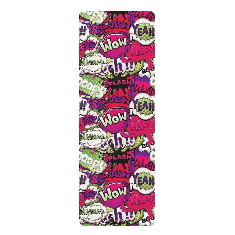 GearBunch Comic Book Bubbles Yoga Mat