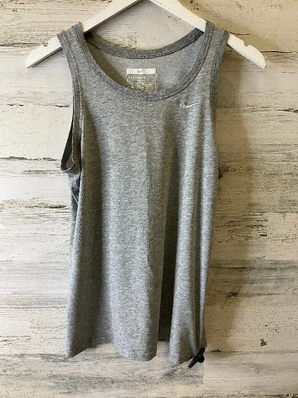 Grey Athletic Tank Top Nike Apparel, Size L