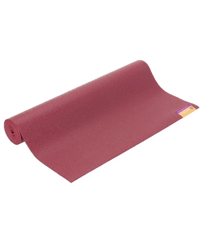 Hugger Mugger Tapas Original Extra Long Yoga Mat 80"" 3mm Ruby