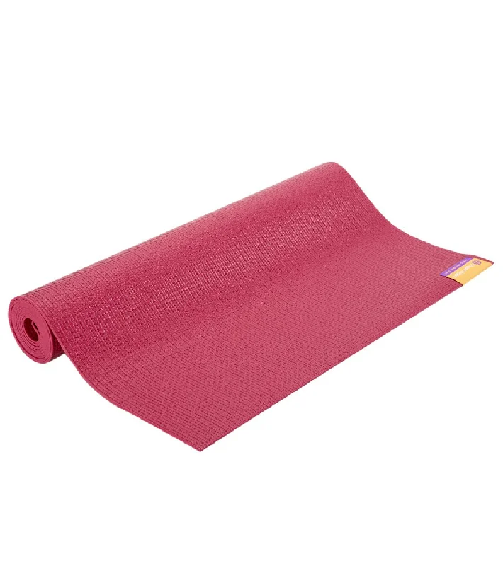 Hugger Mugger Tapas Original Long Yoga Mat 74"" 3mm Raspberry