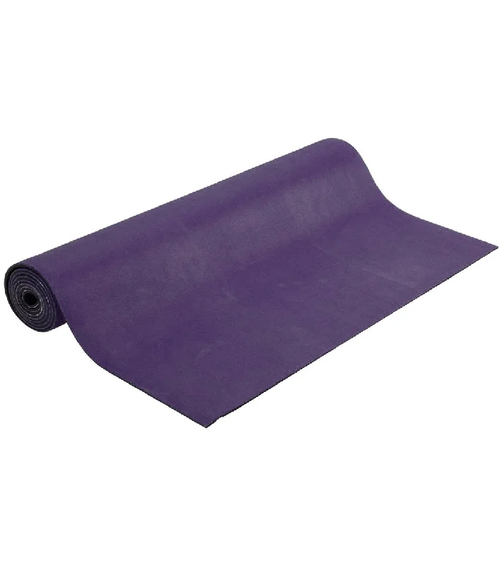 Jade Yoga Elite S Natural Rubber Yoga Mat 71"" 5mm Purple/Black