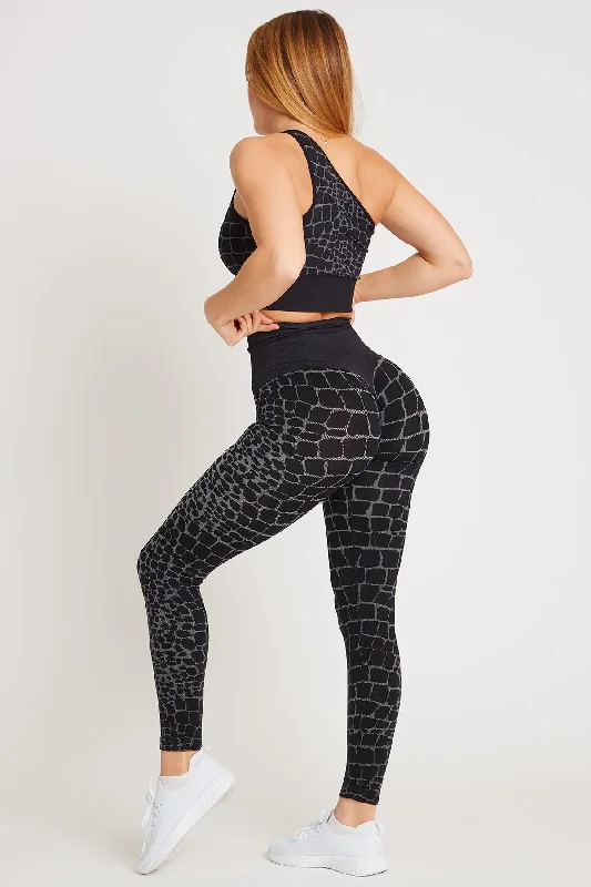 Leggings All-Up Cocco Nero