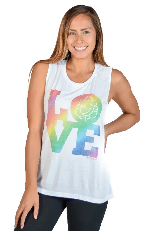 Rainbow Love Boyfriend Tee