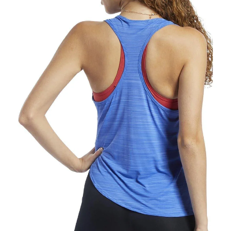 Reebok Workout Ready ActivChill Womens Training Vest Tank Top - Blue