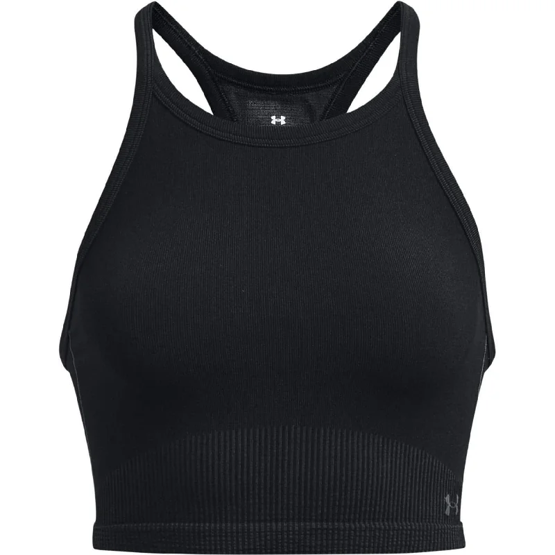 Under Armour Rush Seamless Womens Training Crop Top - Black