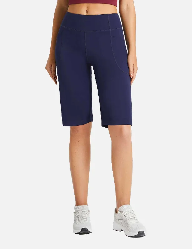 Flyleaf Pull-On Bermuda Shorts