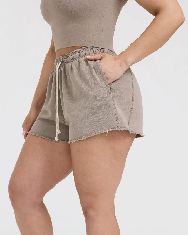 Raw Lounge Oversized Shorts | Minky