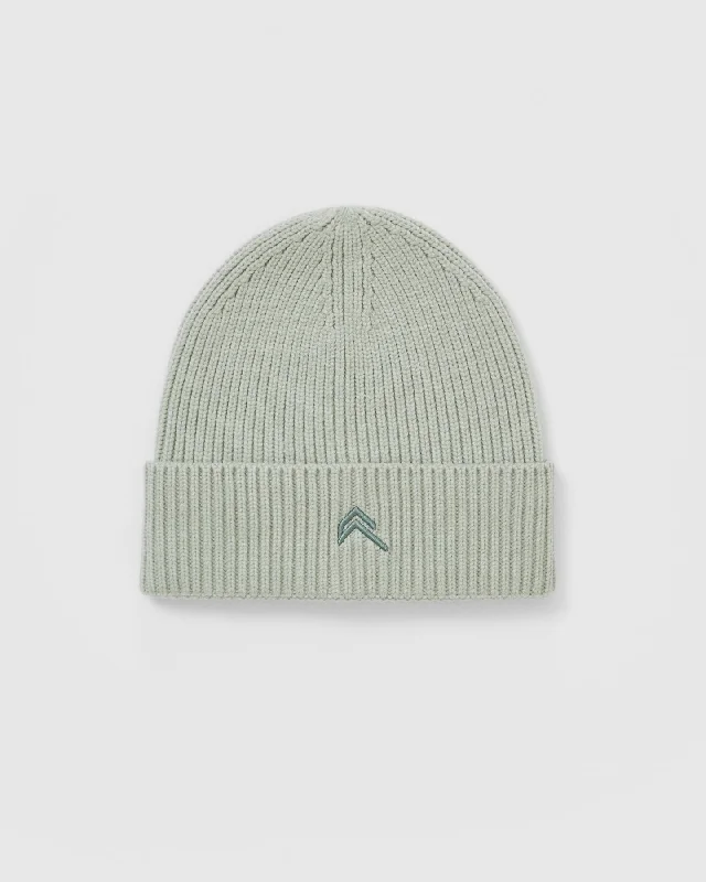 Ribbed Beanie | Tea Green