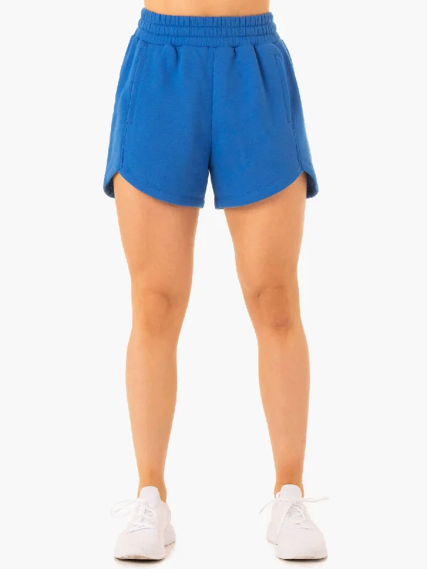 Sideline Track Shorts - Cobalt Blue