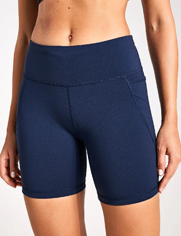 Power 6"" Cycling Shorts - Navy Blue