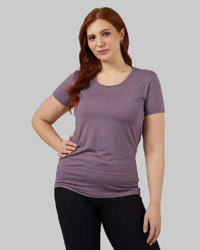 MAUVE CHIFFON HEATHER / L