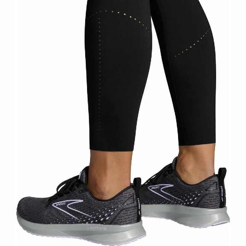 Brooks Method Womens 7/8 Running Tights - Black