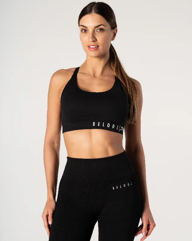 Core Sports Bra - Black 