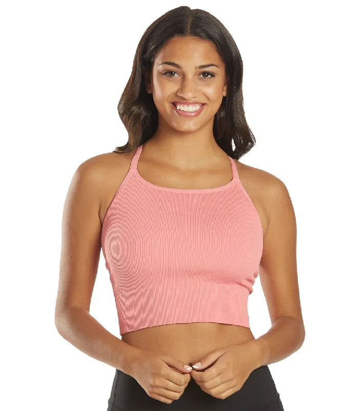 Free People Body Moving Crop Papaya Punch