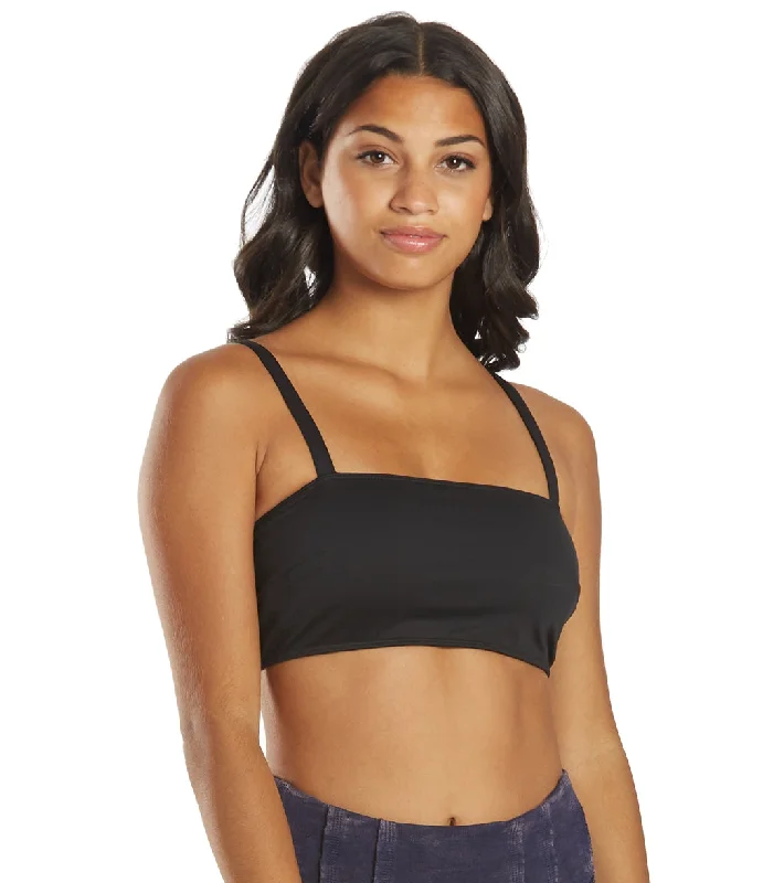 Free People Very Prairie Bra Black