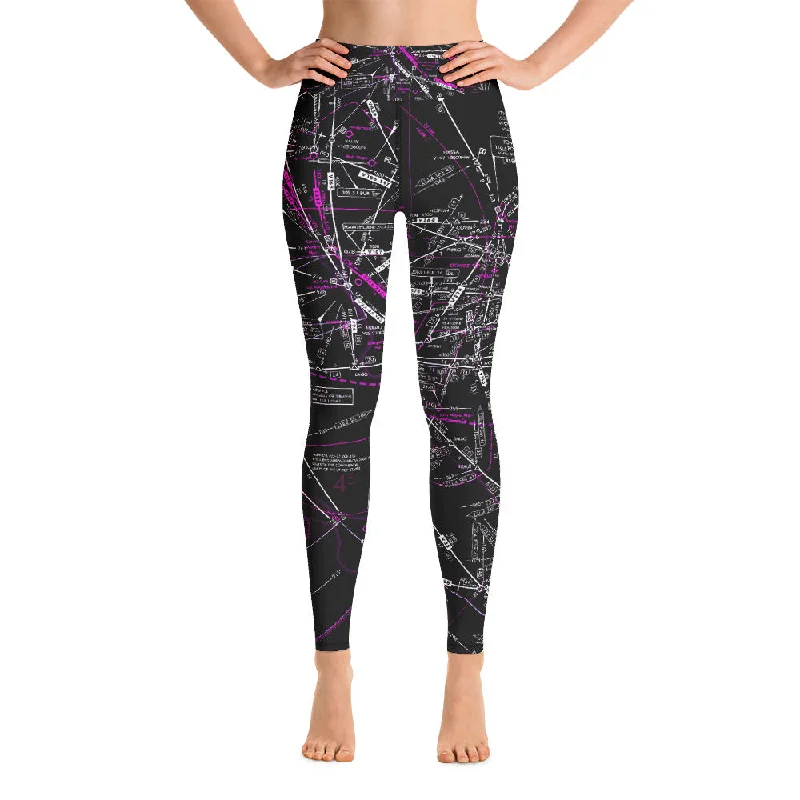 Los Angeles Low Altitude Yoga Leggings (Inverted)