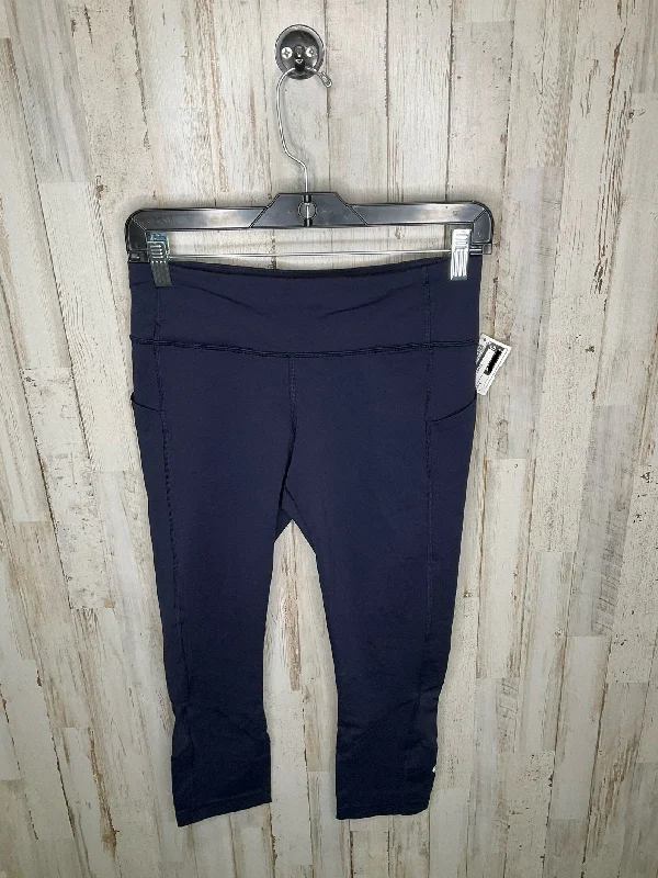 Navy Athletic Capris Lululemon, Size 6