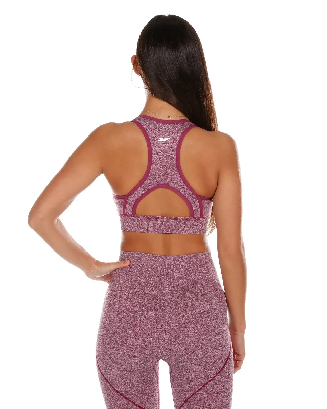 Seamless Vantage Bra - Berry