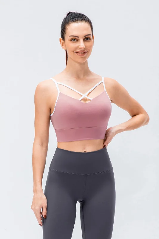 Spaghetti Strap Push-up Bra Light Support