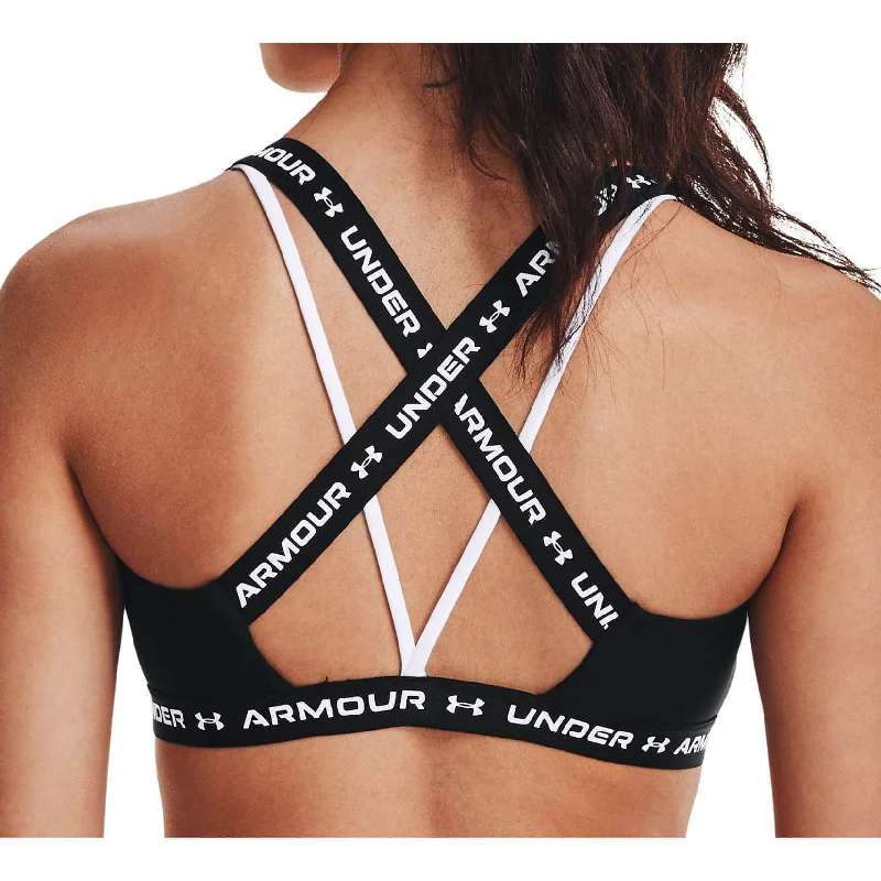 Under Armour Crossback Low Womens Sports Bra - Black