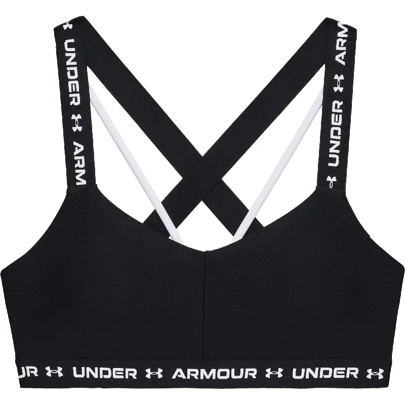 Under Armour Crossback Low Womens Sports Bra - Black