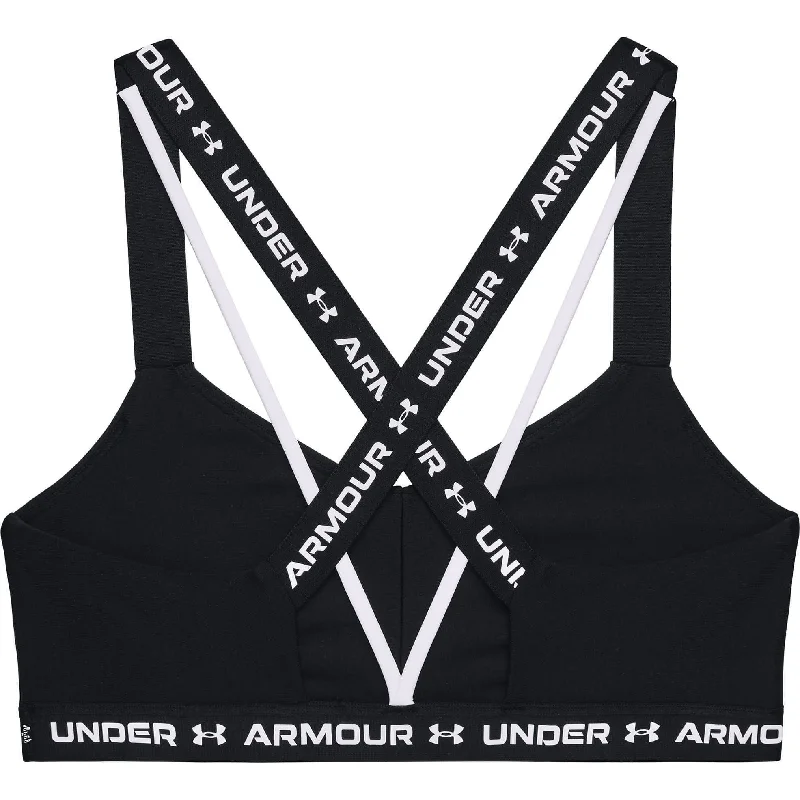 Under Armour Crossback Low Womens Sports Bra - Black