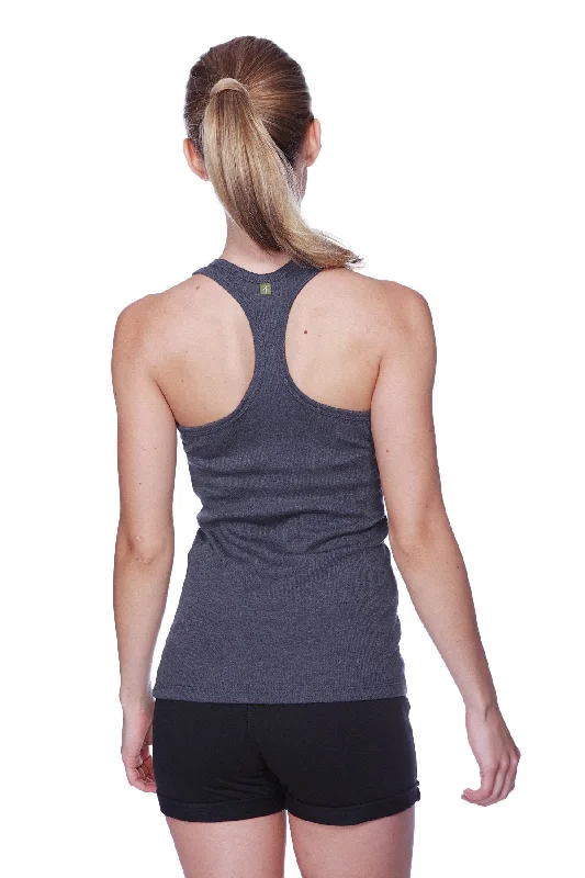 Women's All-American Racerback Tank Top (Charcoal)