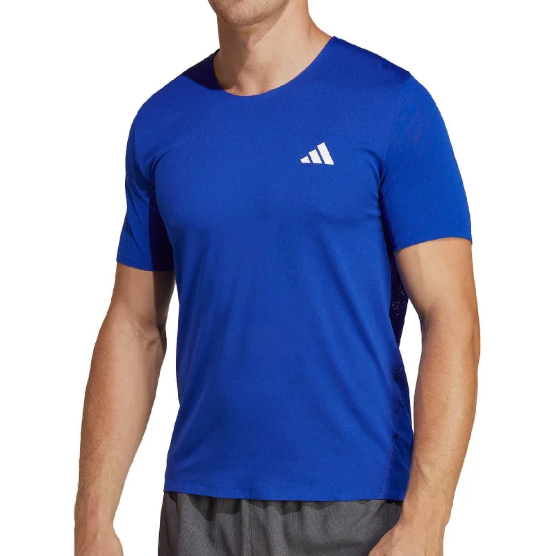 adidas Adizero Short Sleeve Mens Running Top - Blue