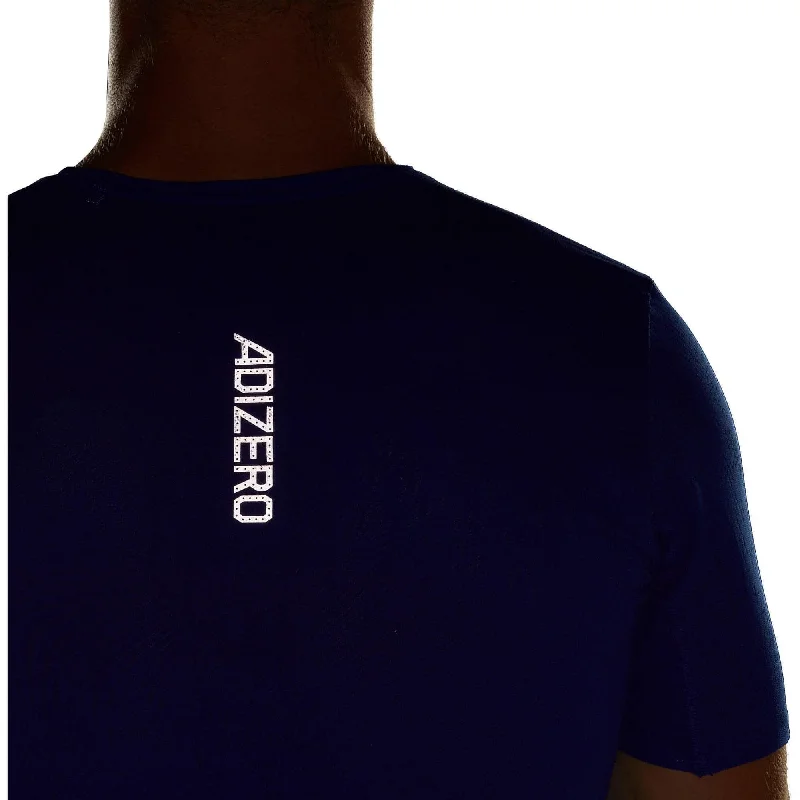 adidas Adizero Short Sleeve Mens Running Top - Blue