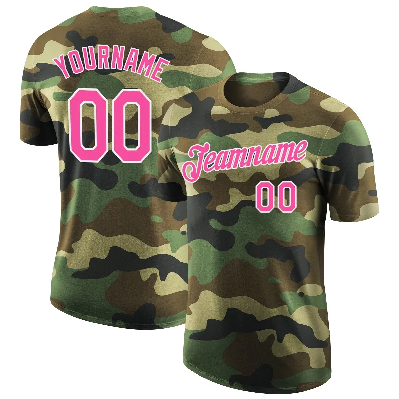 Camo Pink-White Performance Salute To Service T-Shirt