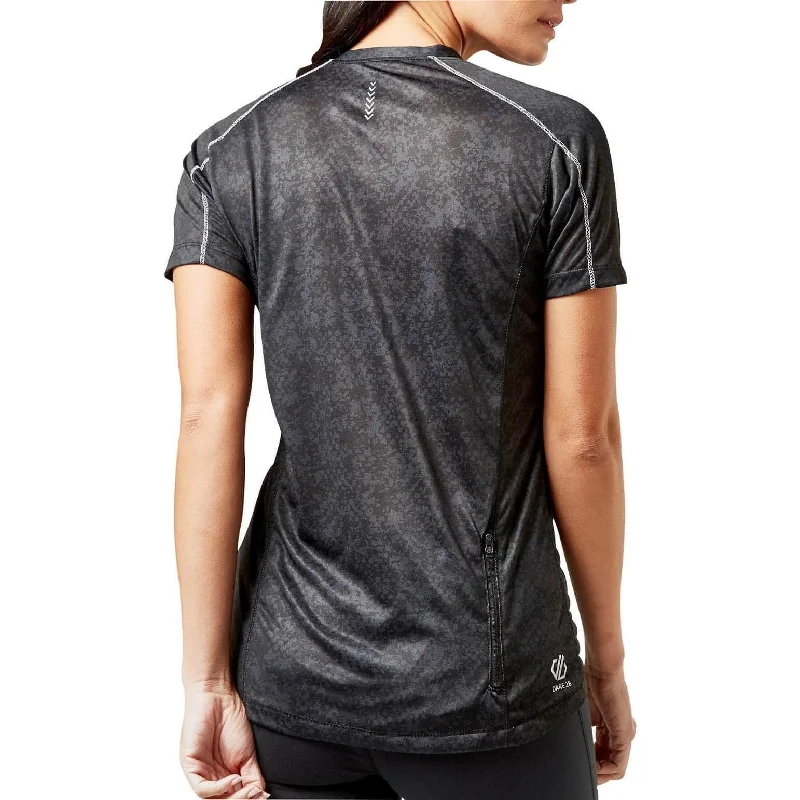 Dare2B Theory Short Sleeve Womens Cycling Jersey - Black