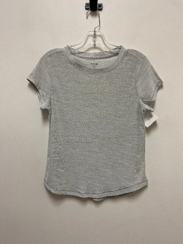 Grey Athletic Top Short Sleeve Old Navy, Size Xs