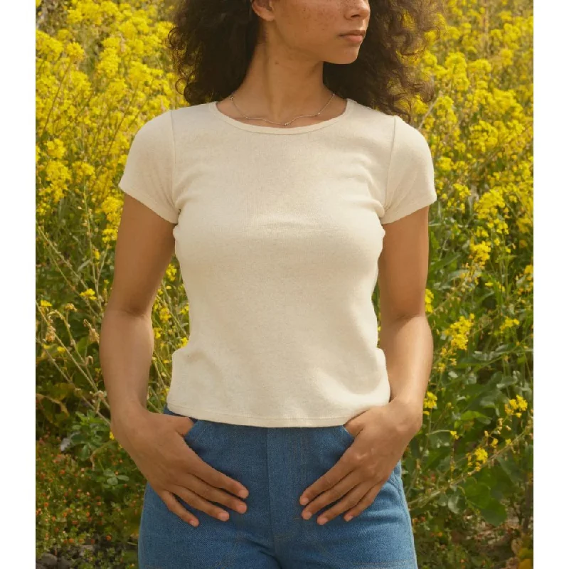 Hemp Ribsy Tee - Natural