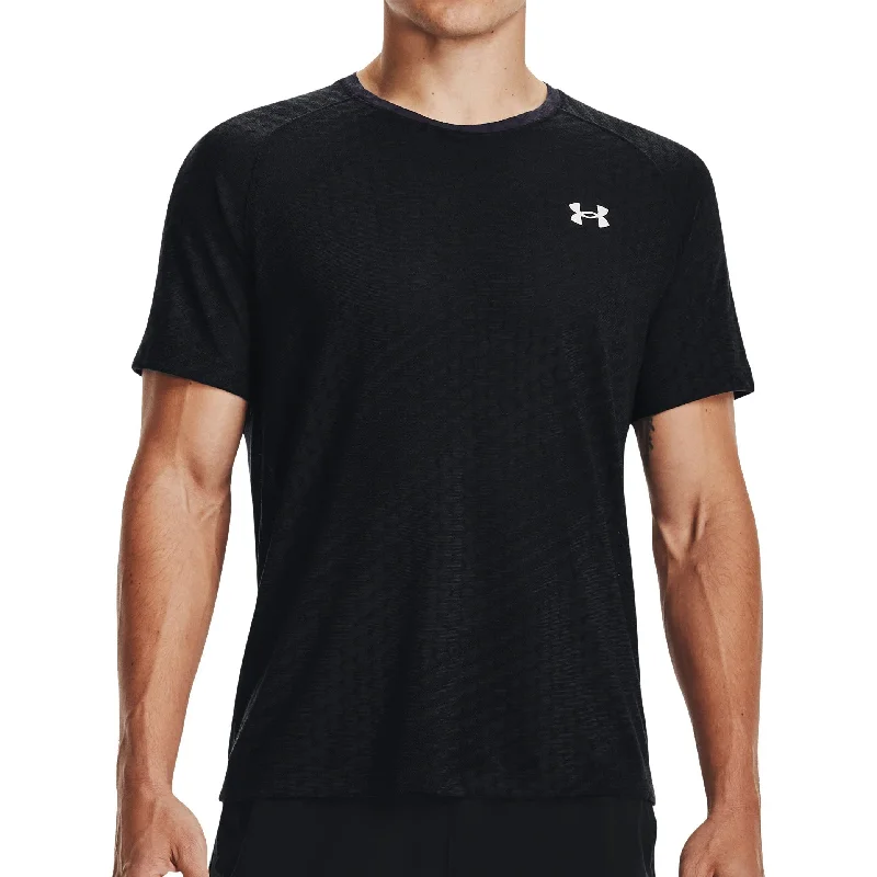 Under Armour Streaker Runclipse Short Sleeve Mens Running Top - Black