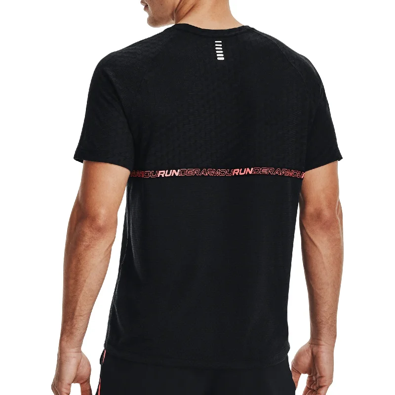 Under Armour Streaker Runclipse Short Sleeve Mens Running Top - Black