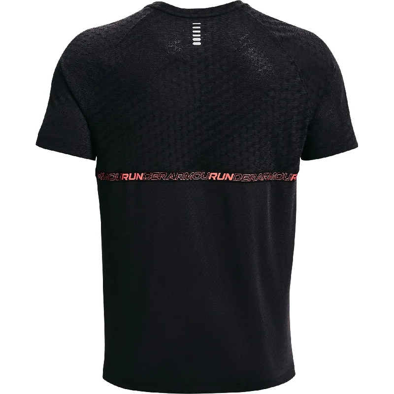 Under Armour Streaker Runclipse Short Sleeve Mens Running Top - Black