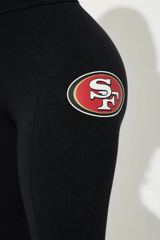 49ers Fit And Flare Pant - Black