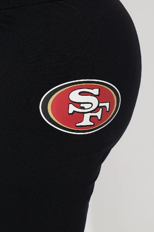 49ers Fit And Flare Pant - Black