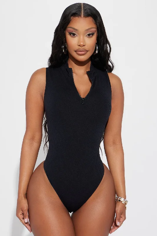 Alex Seamless Bodysuit - Black