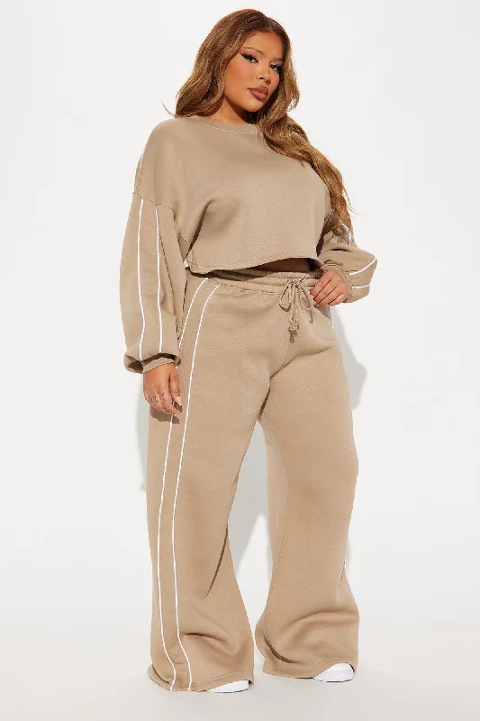 Almost The Weekend Lounge Pant - Taupe