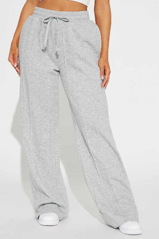 Between The Lines Lounge Pant - Grey