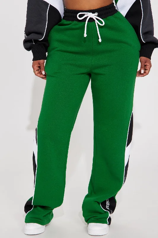 Competitive Edge Wide Leg Pant - Green/combo