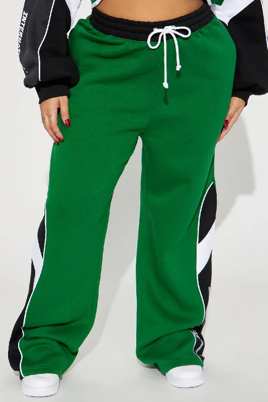 Competitive Edge Wide Leg Pant - Green/combo